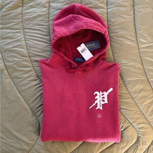 POLO🚣‍♂️ Ralph Lauren Faded Crimson Hoodie
